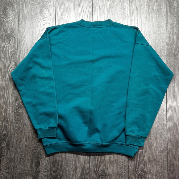 Vintage Birds 1990s Medium Nature Sweatshirt Grandma Northern Reflection Cottage - Picture 5 of 8